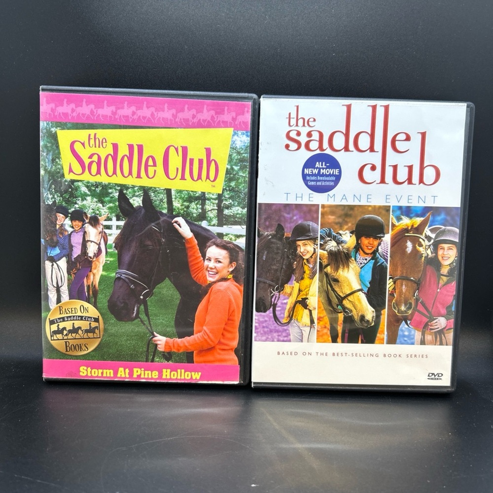 The Saddle Club DVD Lot Mane Event Storm at Piney Hollow Horse Family Children